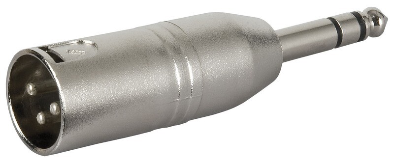 DAP-Audio Adapter XLR Männlich zu Jack Männlich Stereo
