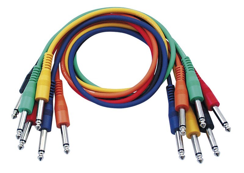 DAP-Audio Patch Kabel Jack Mono 90cm, gerade Stecker