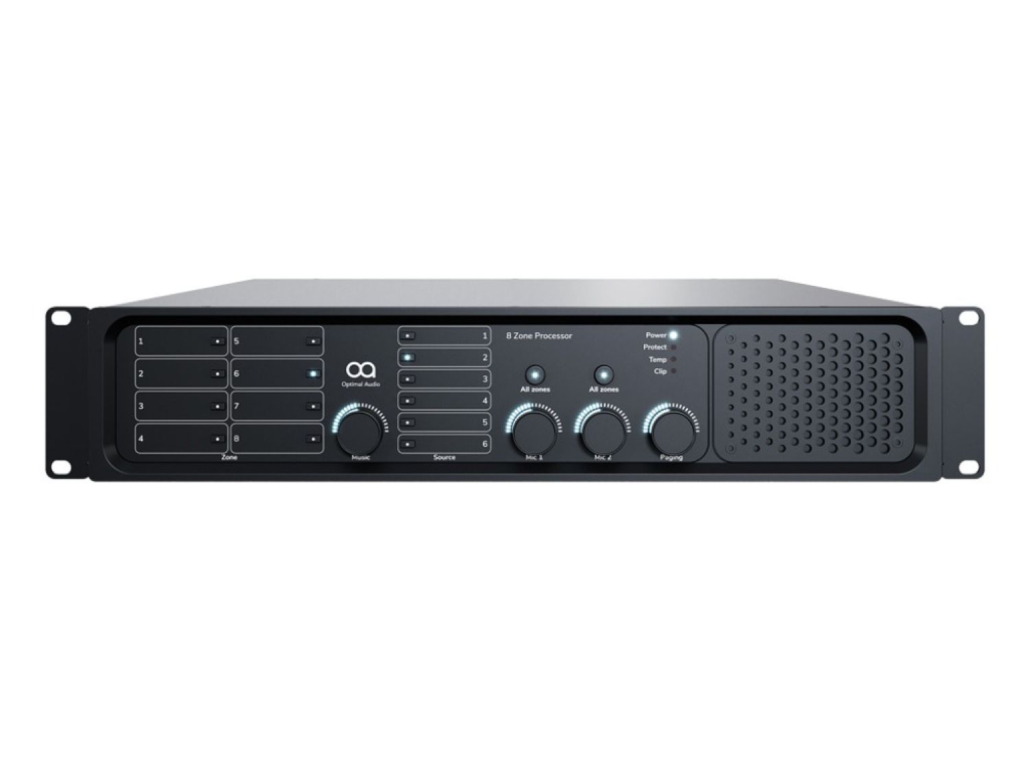 OPTIMAL AUDIO Zone 8 - Signal-Processor, 8 Zonen