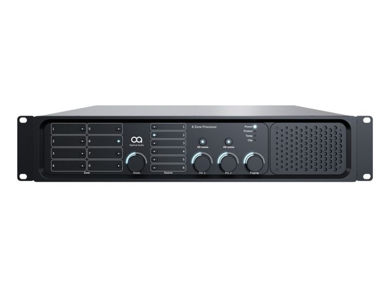 OPTIMAL AUDIO Zone 8 - Signal-Processor, 8 Zonen