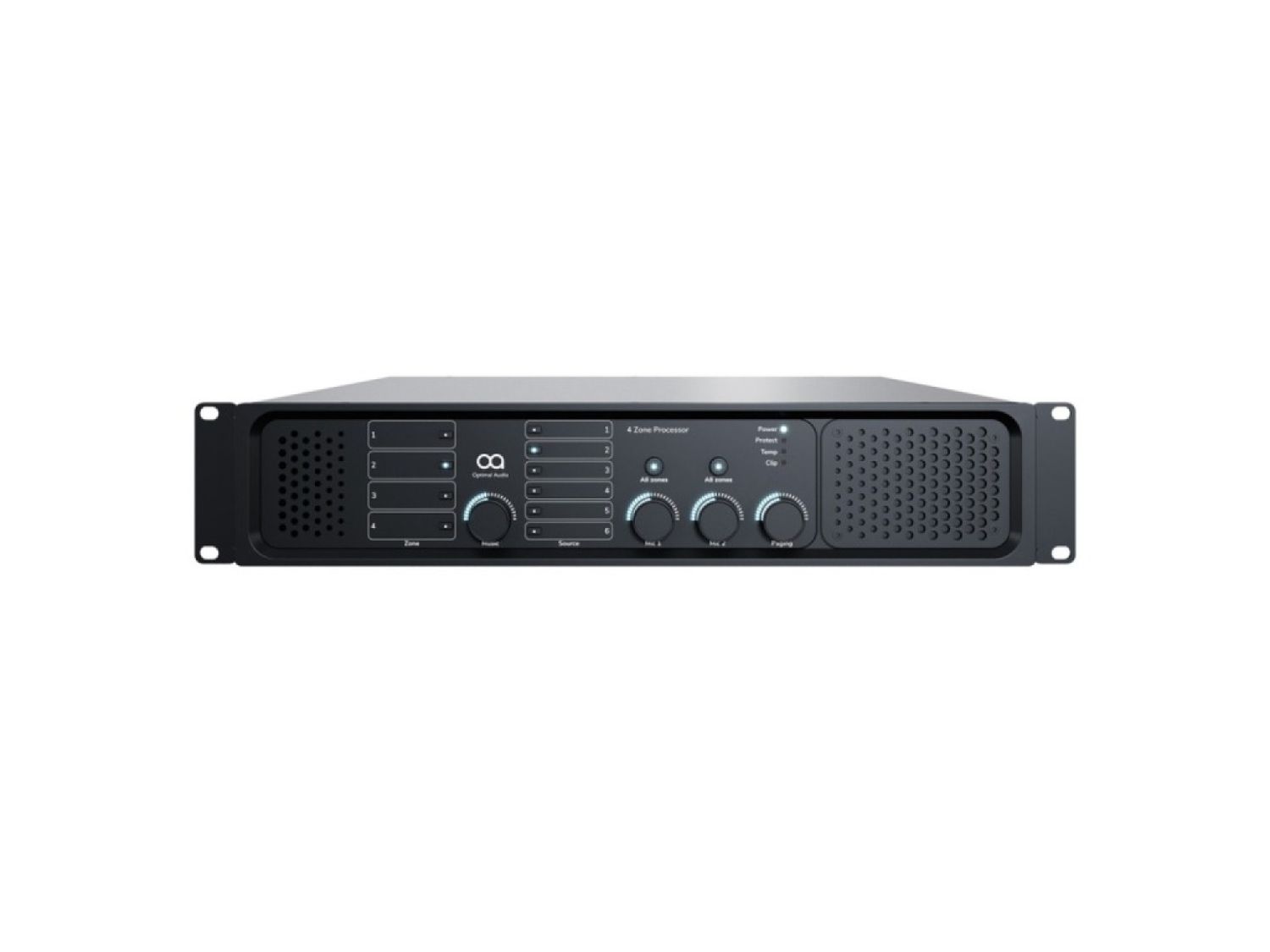 OPTIMAL AUDIO Zone 4 - Signal-Processor, 4 Zonen