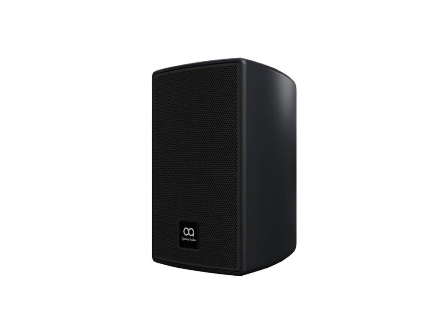 OPTIMAL AUDIO Cuboid 3TXB - 2-way loudspeaker 3.5&quot;/0.5&quot;, black, incl. wall bracket