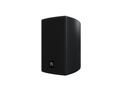 OPTIMAL AUDIO Cuboid 3TXB - 2-way loudspeaker 3.5&quot;/0.5&quot;, black, incl. wall bracket