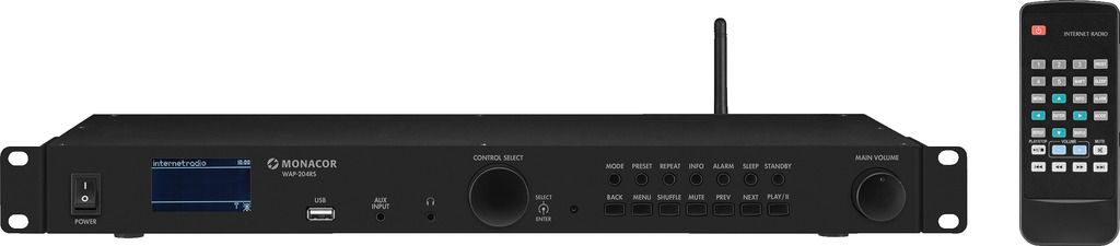 WAP-204RS I-net Radio,FM-RDS-und DAB+,MP3, USB, BT,RS232