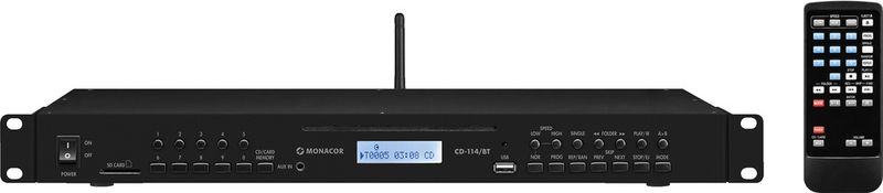 CD-114/BT CD-Spieler mit BT, USB, SD-Card, Fernbedienung