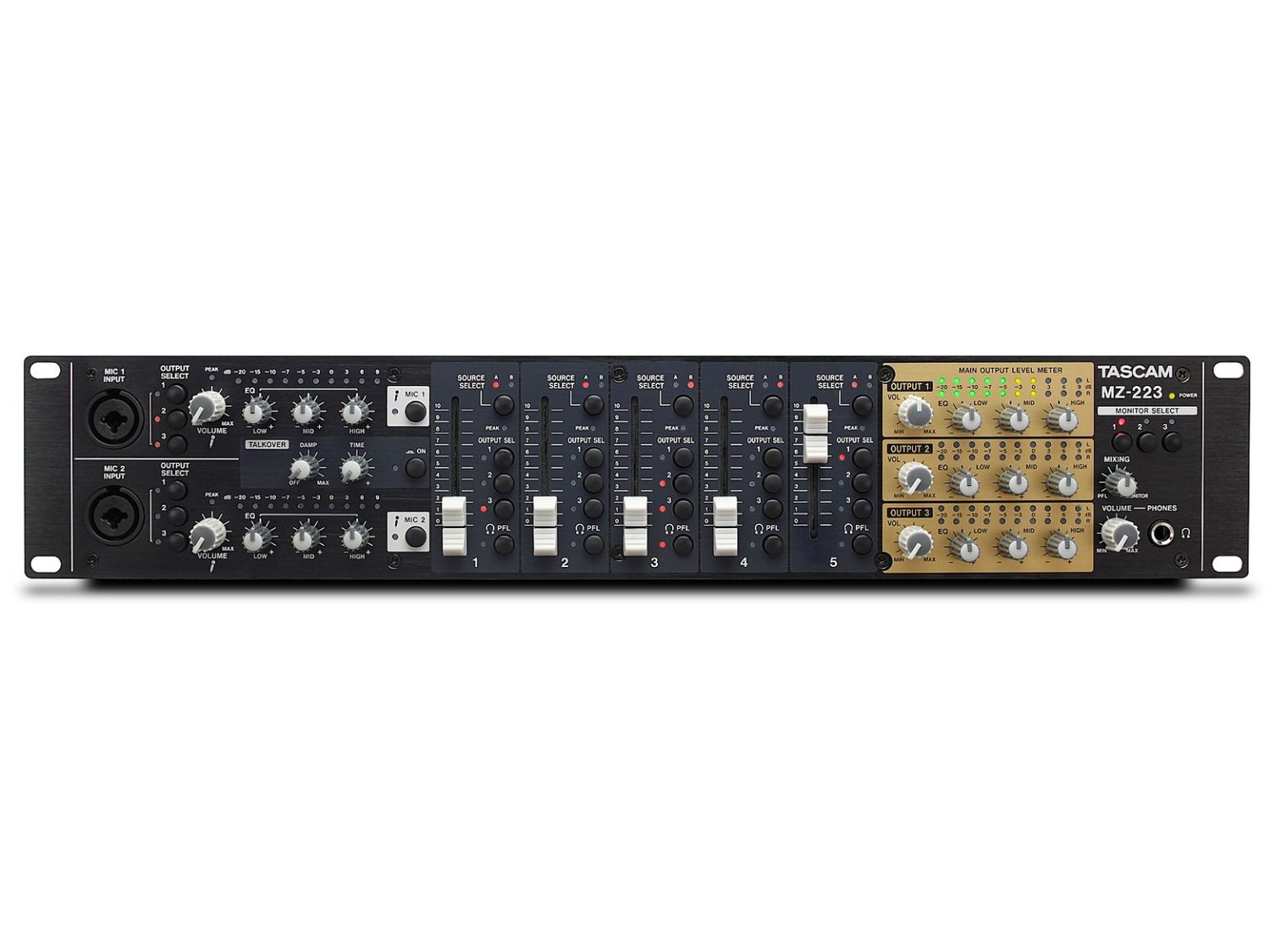 TASCAM MZ-223 - 3-Zonen-Mischer für die Festinstallation