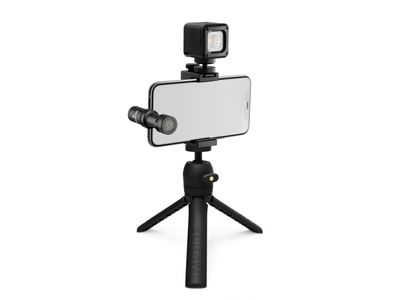 RODE Vlogger Kit USB-C - für Android-Smartphones mit USB-C-Anschluss Set aus VideoMic Me-C, SmartGrip, Tripod 2, MicroLED On-Camera-Light und Kabel