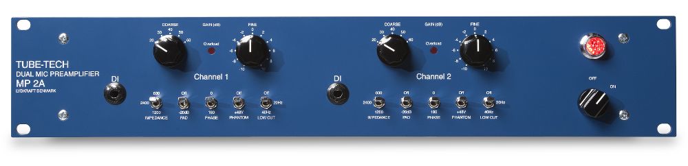 Tube-Tech MP 2A - 2-Kanal Mikrofonvorverstärker