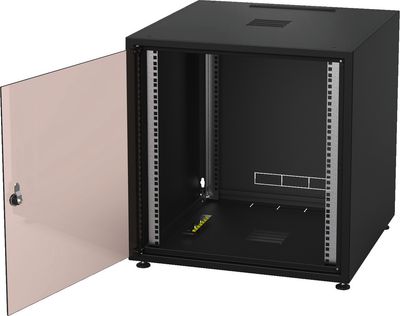 Monacor RACK-12GD/SW, Studiorack 19 Zoll, 12 HE