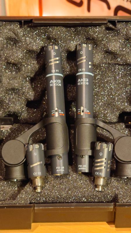 2x AKG C391 B + AKG CK92 &amp; CK93 Kapseln