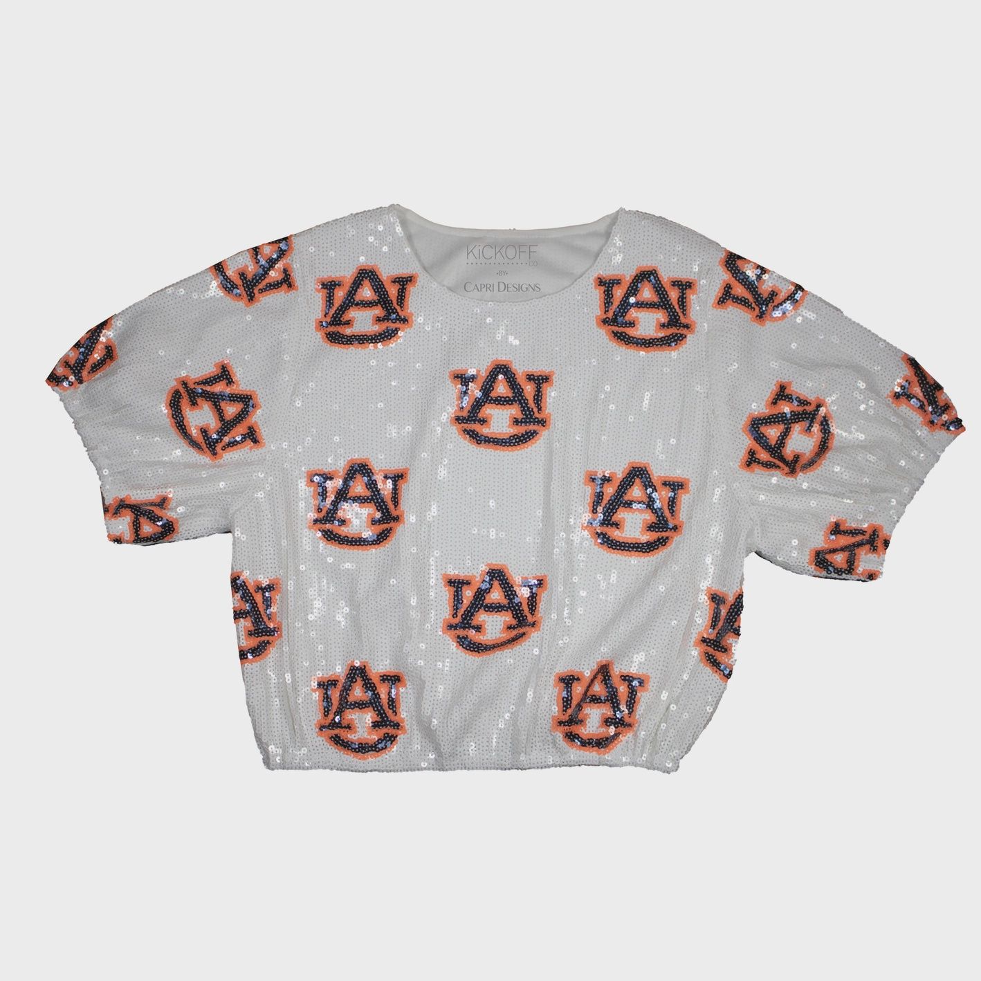 Auburn Sequin Crop Top, AU repeat