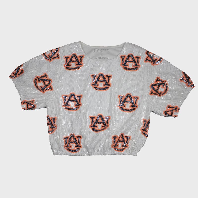 Auburn Sequin Crop Top, AU repeat