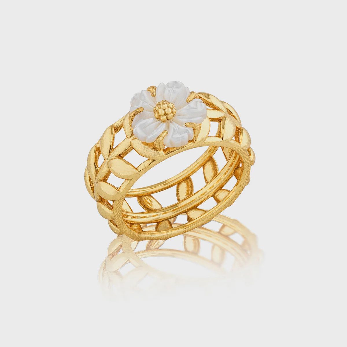 Villandry Fleur Vine Ring MOP