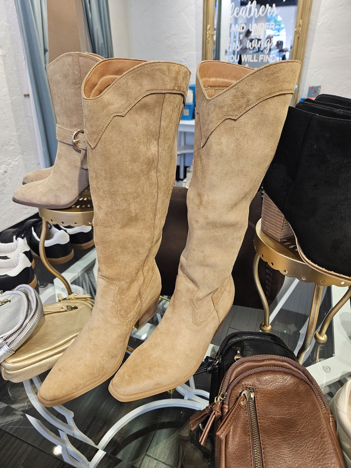 Juliette Suede Tall Boot