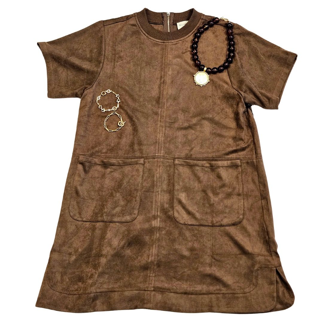 Microsuede Shift Dress Microsuede Shift Dress