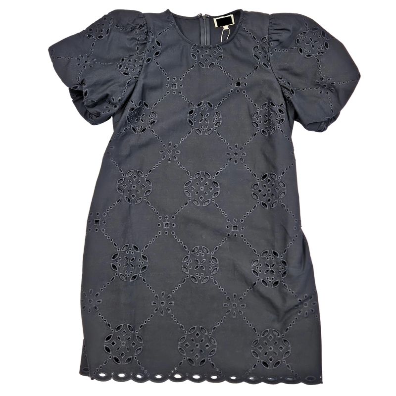 Eyelet Puff Sleeve Dress