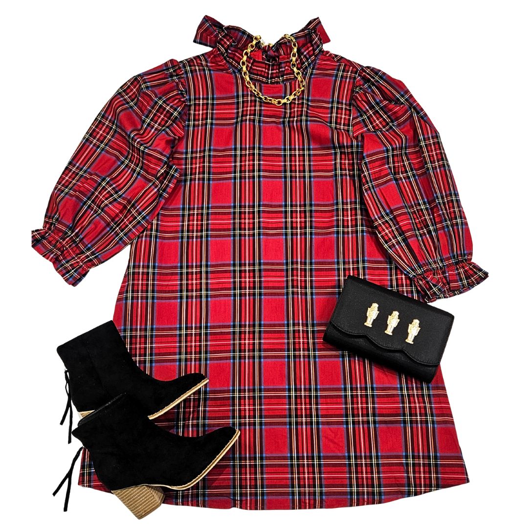 Hollin Long Sleeve Bow Dress