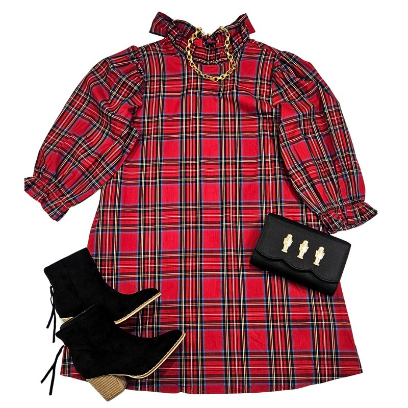 Hollin Long Sleeve Bow Dress