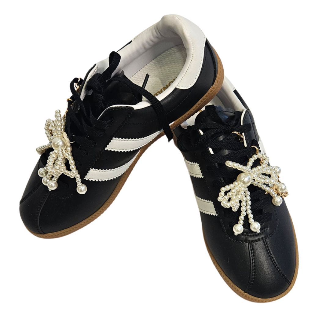 Mackay Embellished Sneaker, black