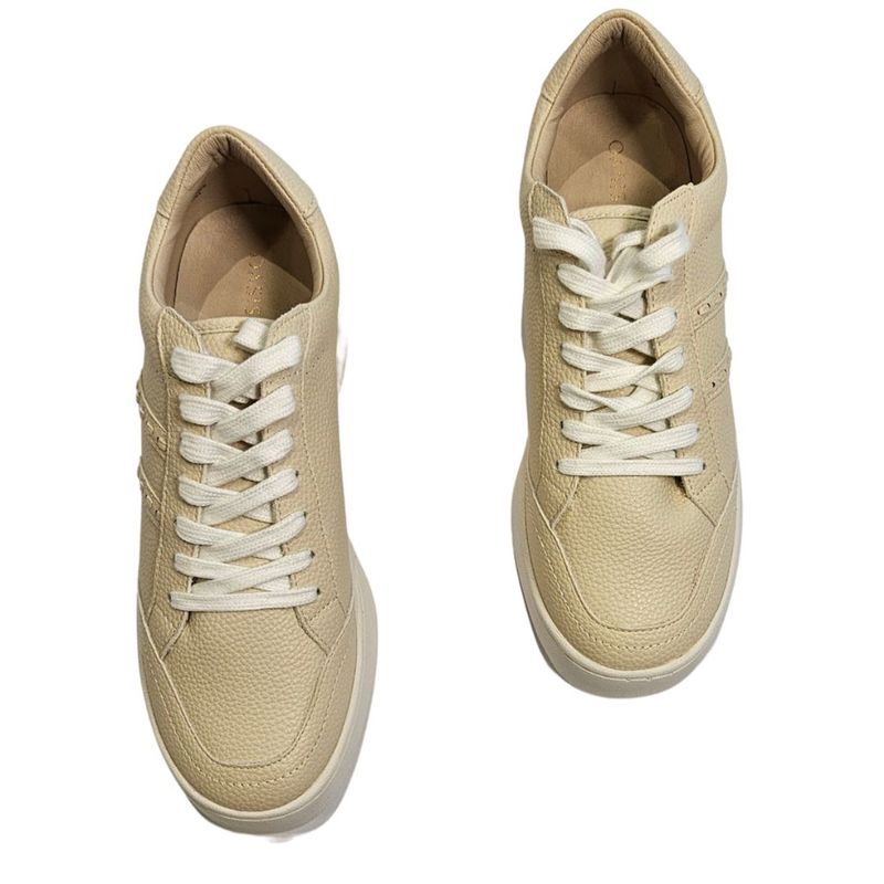Miel 75 sneakers - tan w cream stripes