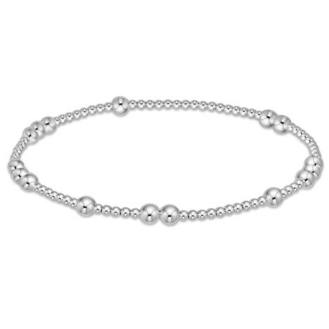 Hope Unwritten 4mm Bead Bracelet - sterling