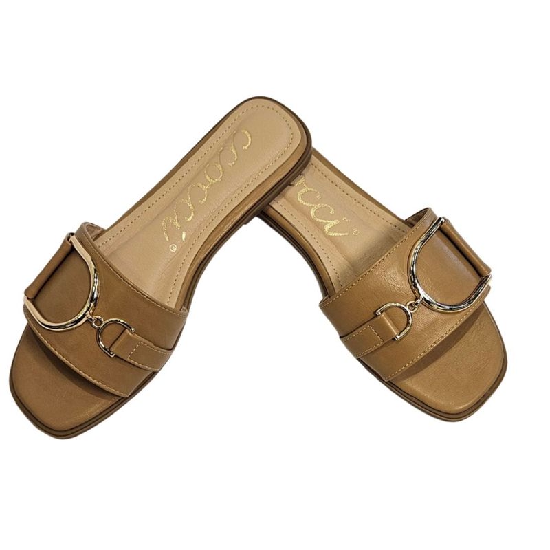 Tina Gold Done D Buckle Shoe