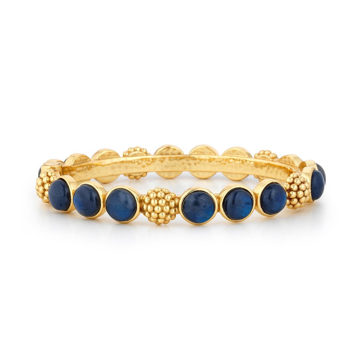 Berry Gem Petite Hinged Bangle - Blu Labradorite