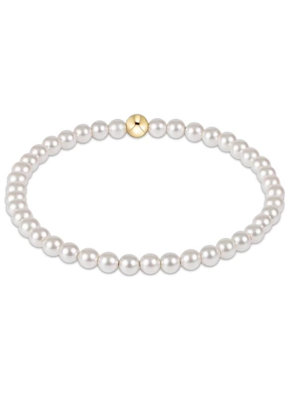 Classic Pearl 4mm Bead Bracelet
