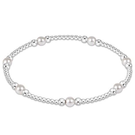 Classic Sterling Pearl Purpose 4mm Bracelet