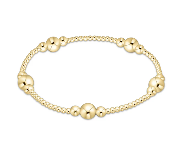 Classic Gold Purpose 6MM Bead Bracelet