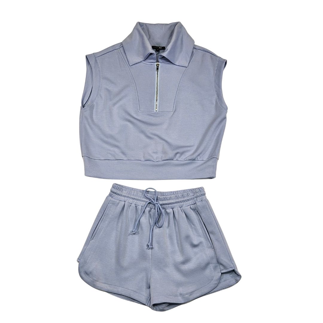 Blake Cropped Sweatshirt & Short Set Blake Cropped Sweatshirt & Short Set
