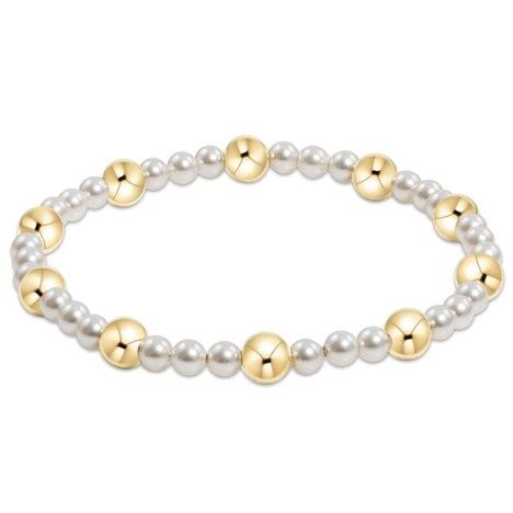 Pearl Sincerity 6mm Gold Bracelet