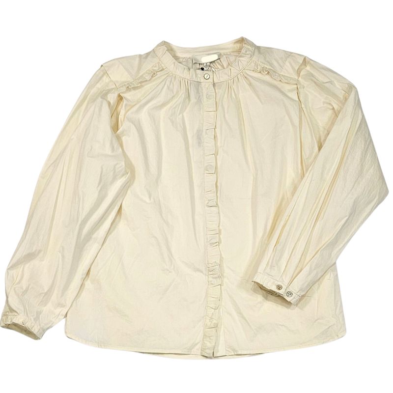 Button Down Shirt, ruffle detail