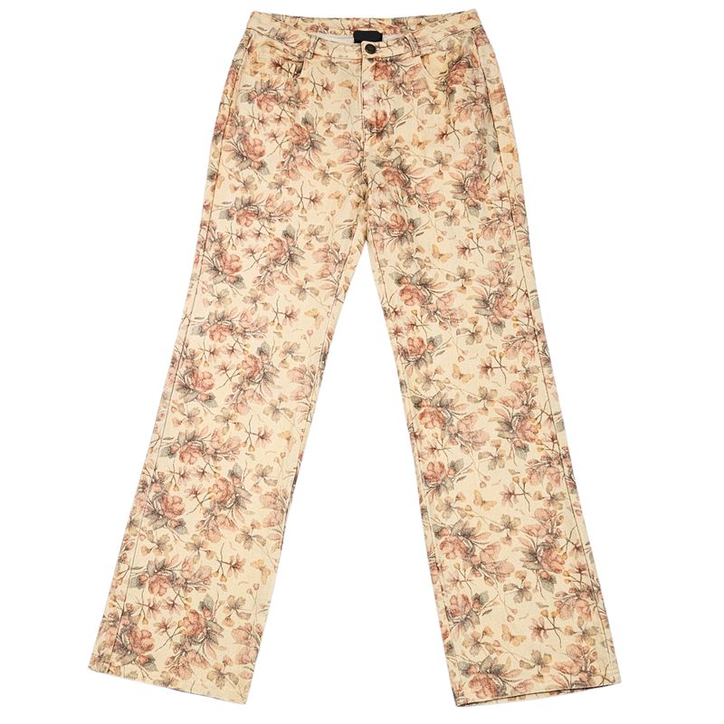 Floral Print Jean