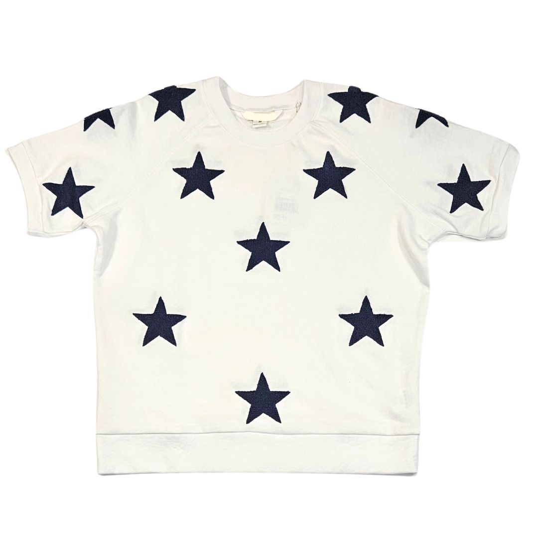 Stars Short Sleeve Sweatshirt