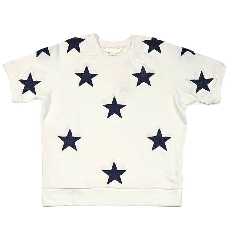 Stars Short Sleeve Sweatshirt