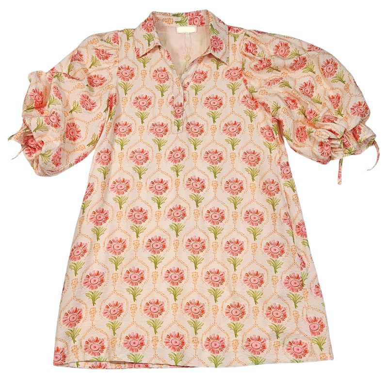 Floral Collared Mini Dress