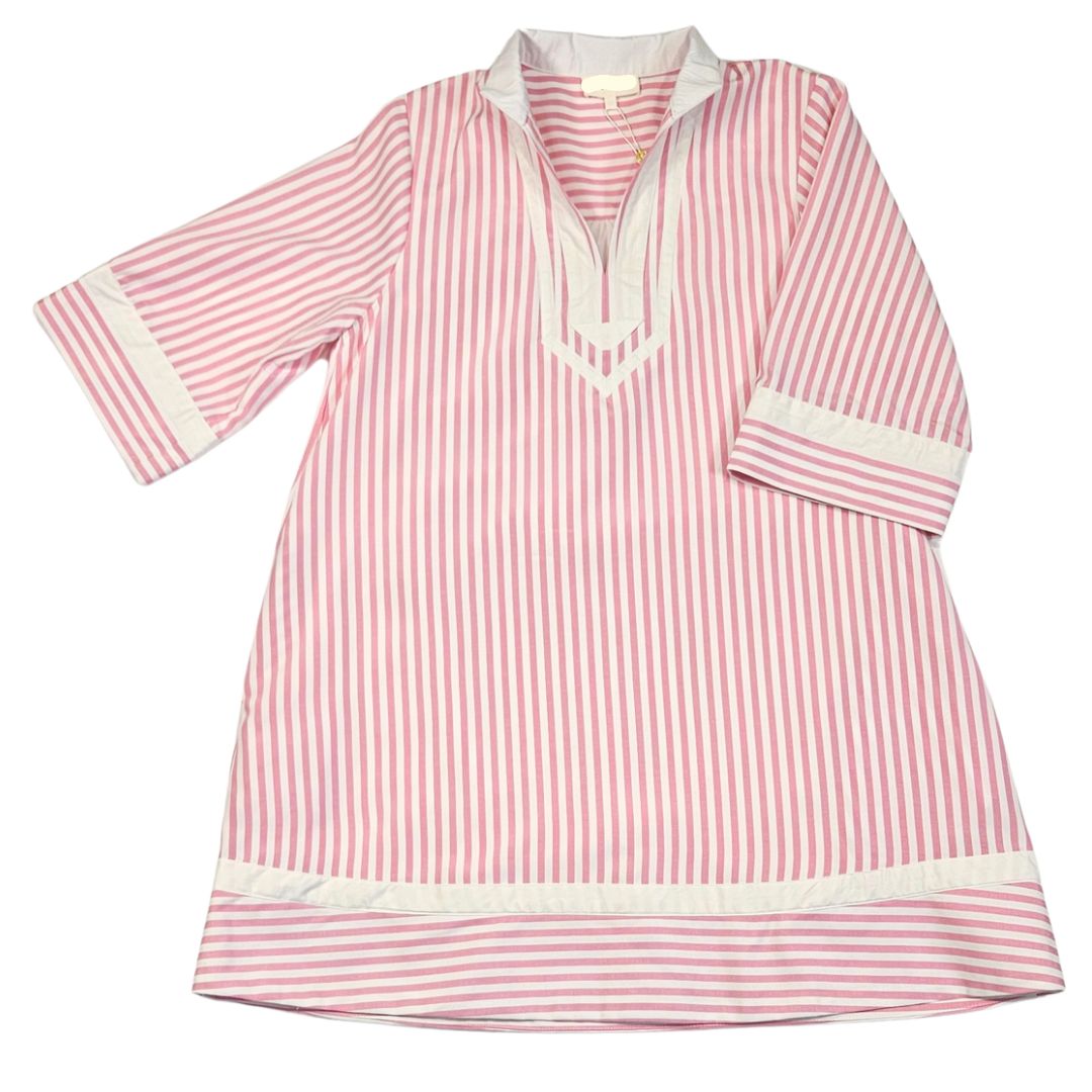 Striped Half Sleeve Mini Dress