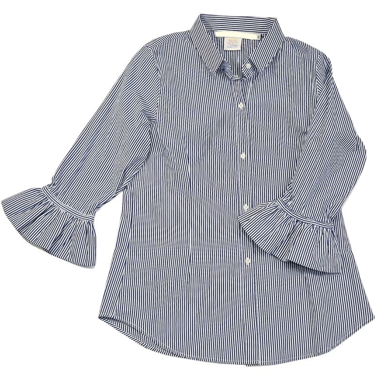 Priss Brooks Blouse, navy stripe