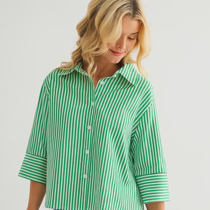 Janice Top With Stripes