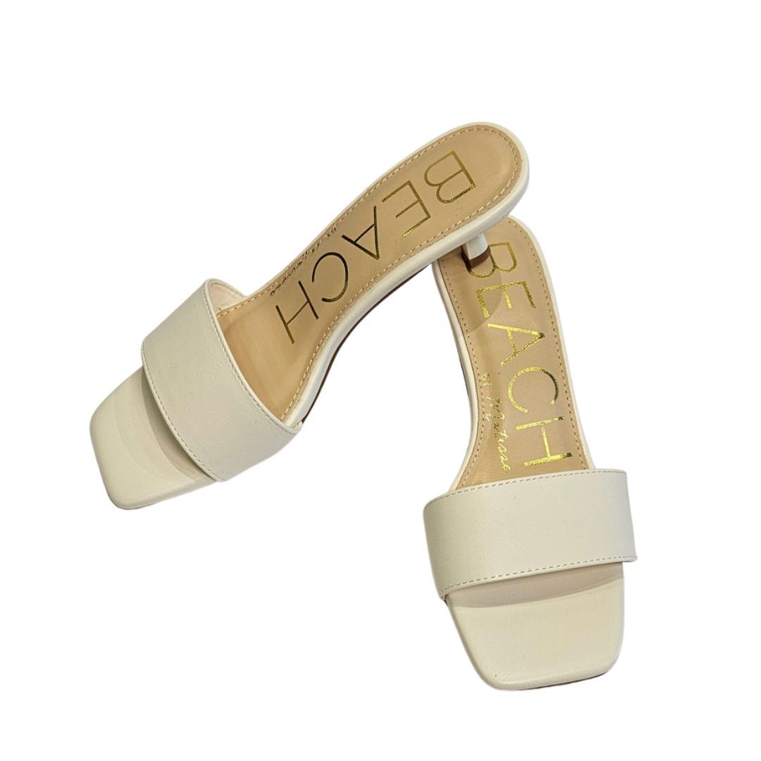 Capricorn Kitten Heel, ivory