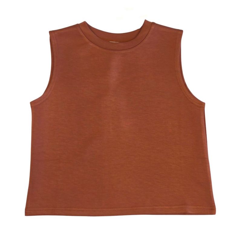 Butter Modal Round Neck Sleeveless Top