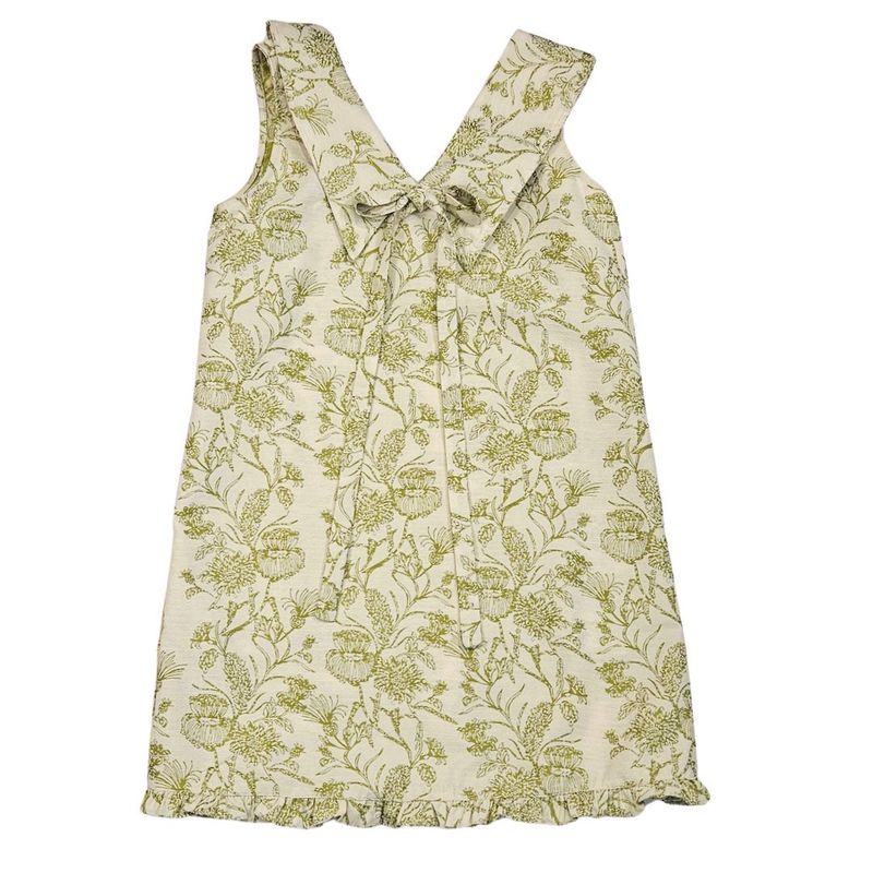 Print Jacquard Oversized Collar Sleeveless Mini Dress