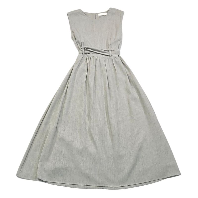 Sleeveless Fit & Flare Midi Dress