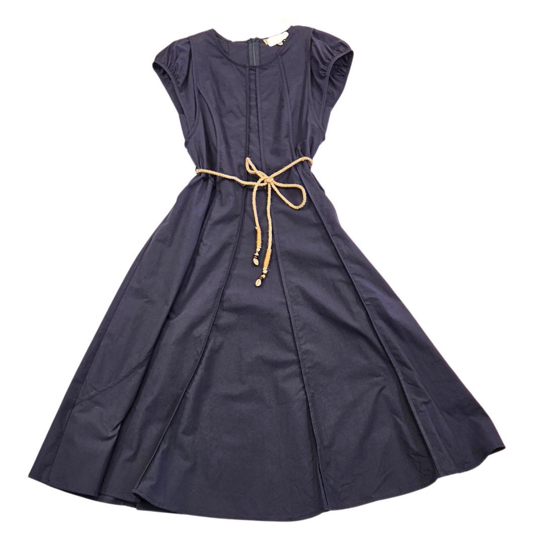 Stitch Detail Dress w/ Rope Belt Stitch Detail Dress w/ Rope Belt