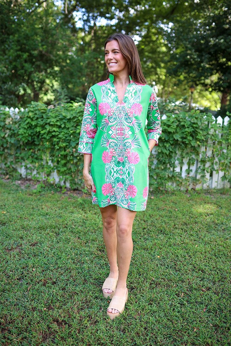 Jade Garden Bouvier Short Dress Jade Garden Bouvier Short Dress