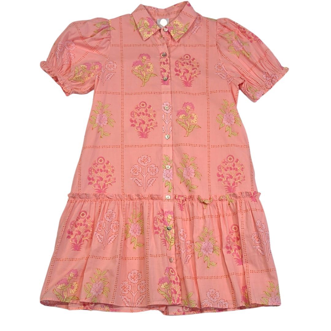 Emery Collared Button Up Dress