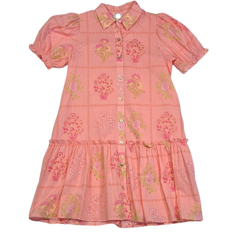 Emery Collared Button Up Dress