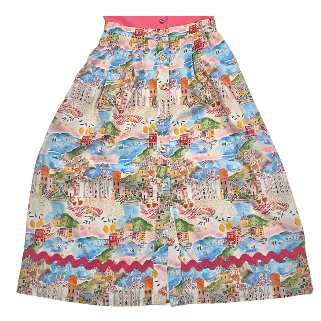 Coastal Dream Button Front Skirt Coastal Dream Button Front Skirt