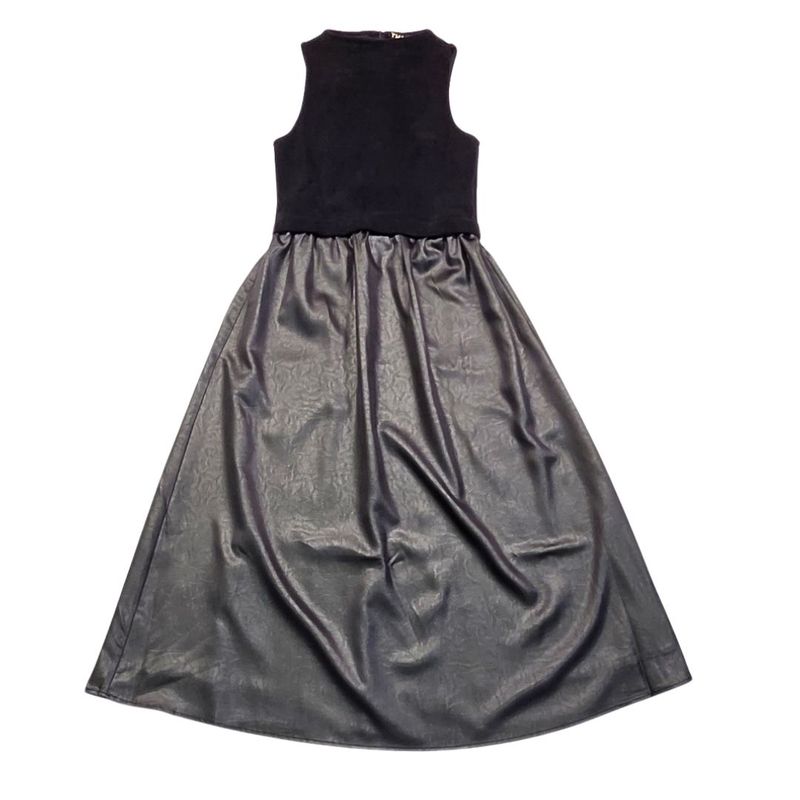 Mixed Media Maxi Dress, sleeveless